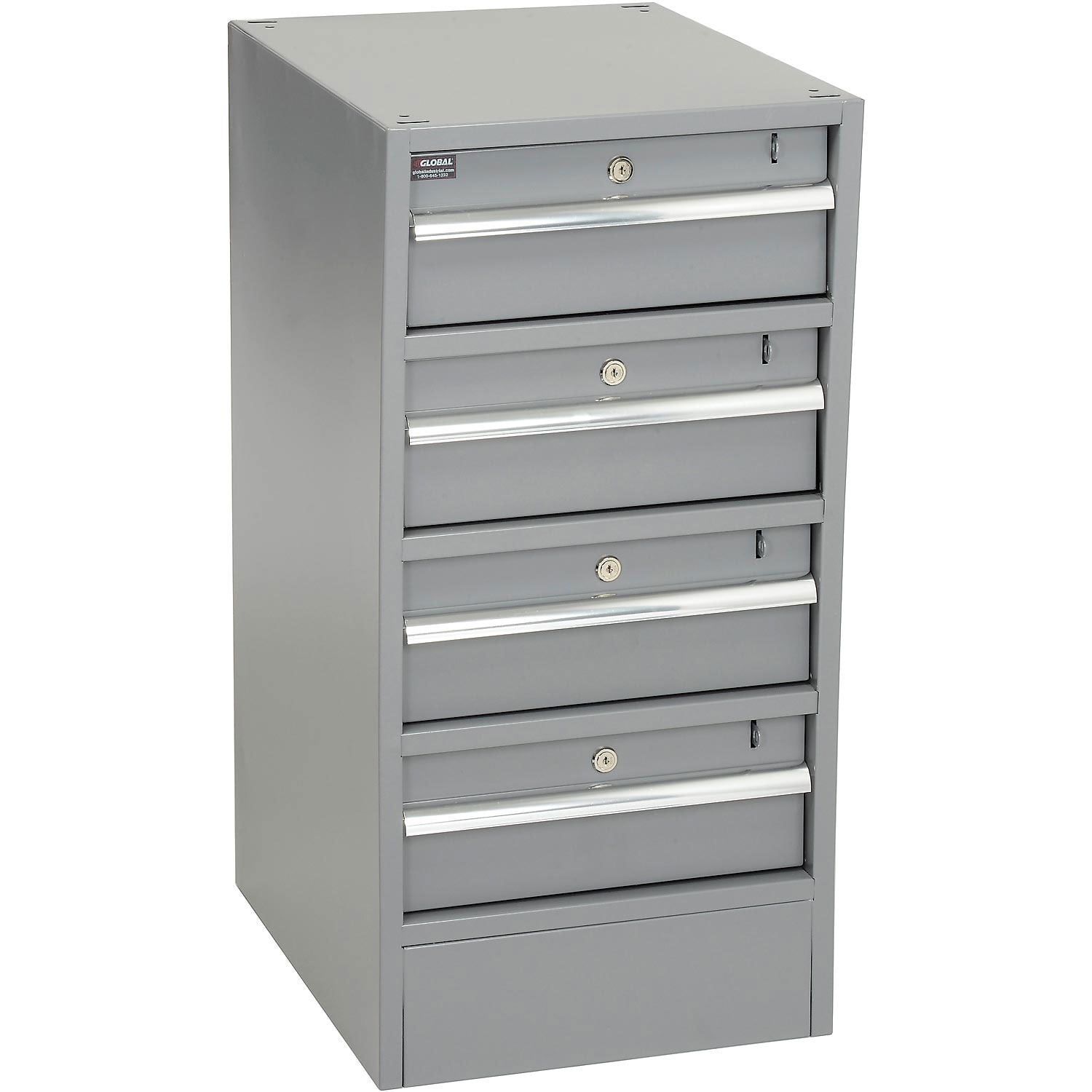 4 Drawer Workbench Pedestal W/BuiltIn Base