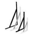 thumbnail image 3 of 2 Pack Heavy Duty Shelf Bracket L -Shape Right Angle Tripod Iron Support Stand DIY Furniture Walls Mount Home Decor, 3 of 7