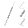 thumbnail image 3 of Unique Bargains Multi-function Double-side Cuticle Pusher 5.28 Length Silver Tone 1 Pc, 3 of 6