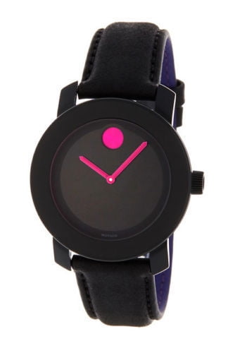 Pink movado watch top