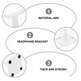 thumbnail image 5 of OFFIGAM White Headphone Stand for Desktop - Stable and Holder for Headset Display, Storage, and Organization, 5 of 8