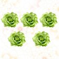 thumbnail image 3 of Milisten 5 Pcs Broche Fleur en Tissu 10CM Rose Réaliste Corsage Robe à Clip pour Mariage (Vert), 3 of 6