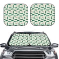 thumbnail image 2 of Balery Cartoon Crocodile Parasol para parabrisas de coche de 2 piezas | Parasol plegable para parabrisas delantero de coche para la mayoría de sedanes-Large, 2 of 6