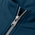 thumbnail image 5 of Bxsruta Mens Athletic Track Jacket Full Zip Workout Jacket Running Workout Sweatshirt Casual Outerwear, 5 of 7