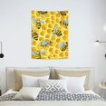 thumbnail image 5 of FCXZI Bees Honeycomb Kitsch Tapestry Wall Hanging for Home Decor 30*40in, 5 of 5