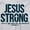 Sport Grey, variant on Jesus Strong Philippians 4:13 Bible Womens Slim Fit Graphic Tee Brisco Brands S