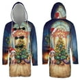 thumbnail image 3 of Merry Christmas Sphynx Santa Hat Xmas Tree Winter Holiday All Over Print 3D Hooded Duffle Toggle Coat Cat Lover Kitten Owner Gifts Idea - 01013, 3 of 6