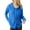 Blue, variant on Wensltd Women Hoodie Sweatshirt Button Fashion Solid Color Long Sleeve Coat Fall Clothing Outfits