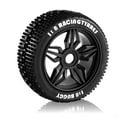 thumbnail image 3 of Front X2 & Rear X2 Tires & Wheels Pentagram 17mm Hex Hub for HSP 1/8 Off-Road RC Car Buggy, 3 of 6