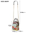 thumbnail image 2 of FORMRS Crossbody Bag for Women Quilted Travel Shoulder Cell Phone Purse with Chain Strap Handbag, Blue Tomatoes, 2 of 7