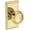 Non-Lacquered Brass, variant on Baldwin Hd.Bre.Hfr Bremerton Non-Turning One-Sided Dummy Door Knob - Brass