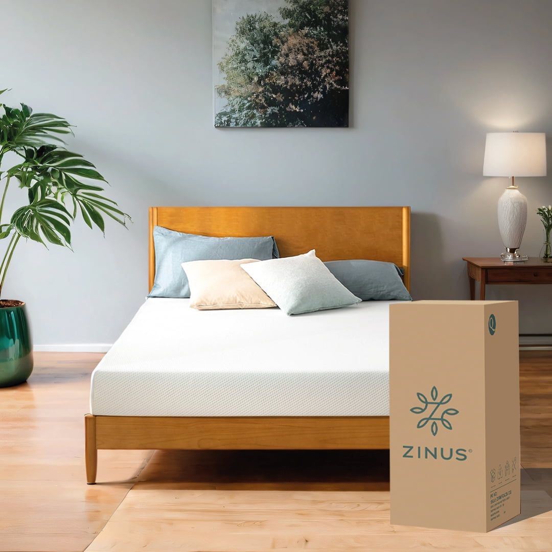 Colchón Individual Zinus de Memory Foam 30 cm Air Flow Firmeza Media para todas las edades. Colchón en Caja