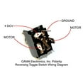 thumbnail image 4 of 30 Amp Interrupteur à Bascule 3 Position Inverse Polarité Commande du Moteur Cc-Maintenu, 4 of 4