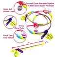 thumbnail image 4 of UpBrands 24 Easter Egg Fillers Fidget Zipper Bracelets - Party Favors for Kids Bulk Set - Easter Basket Stuffers, 4 of 9