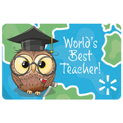 Smart Owl Teacher Walmart eGift Card