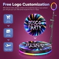 thumbnail image 5 of FOOTIELD 360 Photo Booth Machine with 23.6-Inch Ring Light, APP Remote Control, and Custom Logo for Parties, 5 of 7