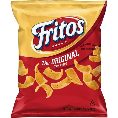 Fritos Original Corn Chips 2.75 Ounce Plastic Bag