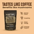 thumbnail image 5 of Mushroom Coffee Organic (60 Servings) 10 Mushrooms (Lion’s Mane, Cordyceps, Turkey Tail & Other) Mixed With Gourmet Arabica Instant Immune Boosting Coffee for Focus & Gut Health Support, 5 of 5