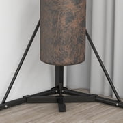 Soozier Foldable Punching Bag Stand with 132 lbs Capacity, Black