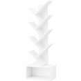 thumbnail image 5 of LEYAOYAO 8 Tier Bookshelf with Drawer, Tree Bookshelf, Small Bookshelves with Storage Rack for CDs/Movies/Books, White, 5 of 9