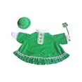 thumbnail image 2 of St. Patrick's Day Goose Outfit, Porch Goose Costume, Green Goose Clothing, Shamrock Goose Decor, Concrete Goose Outfit, St. Patrick's Day Yard Decor, Lawn Goose Clothes, Goose Costume with Hat, 2 of 9