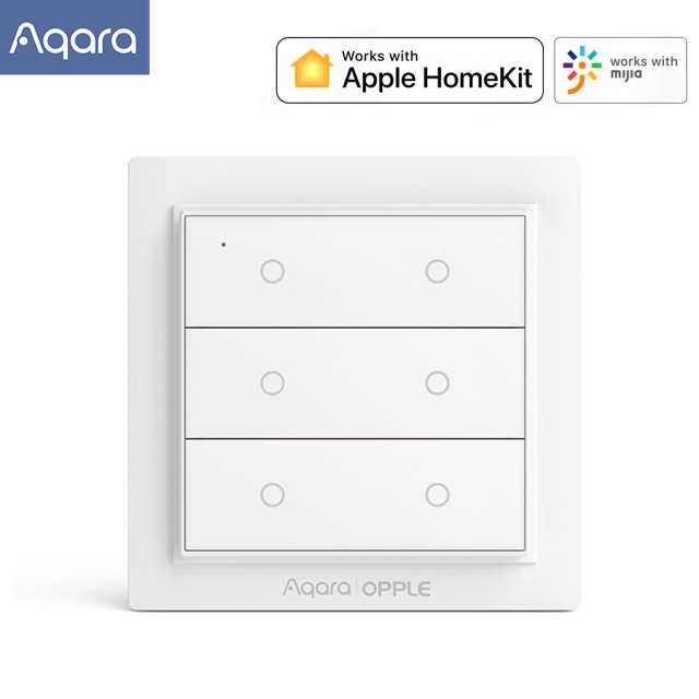 | Wireless Switch Smart Homekit Working with Home App Magnetic Wall Switch Zigbee 3.0