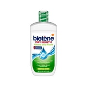 Biotene Dry Mouth Gentle Oral Rinse Mouthwash, Alcohol-Free, Gentle Mint, 16 fl oz