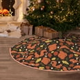 thumbnail image 4 of Salouo Forest Squirrel Christmas Tree Skirt 36" Farmhouse Christmas Decorations Snowman Xmas Tree Skirt Tree Mat for Holiday Party Decor, 4 of 8