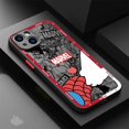 thumbnail image 3 of Funda de teléfono para Apple iPhone 13 Mini 8 Plus 14 Plus 15 Pro Max XR X 12 11 Pro XS Max 7, cubierta mate Marvel Spidermans Hello Kitty, 3 of 5