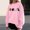 Pink, variant on YVNAURA Halloween Off Shoulder Pullover for Women Slouchy Wide Neck Pumpkin Print Long Sleeve Loose Fit Oversized Casual Spooky Season Fall Sweatshirt Top 1 Pack, White,L