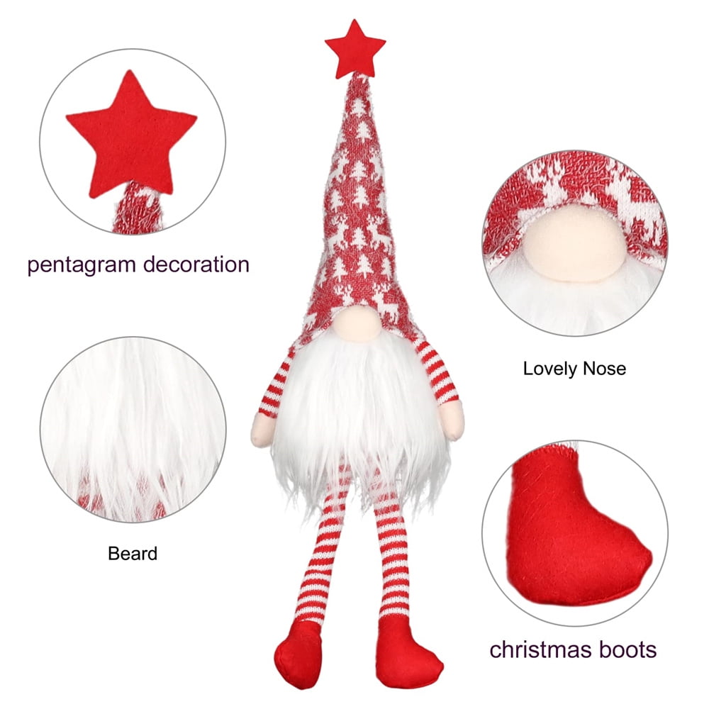 Buy RAPHARY Christmas Tree Topper with Lights,Gnome Tree Topper Lighted