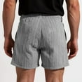 thumbnail image 3 of Resicozy Mokaloha Mens Shorts, Lininco Mens Shorts, Pacificozy Men's Daily Embroidered Casual Comfort Short with Pocket Gray M, 3 of 5