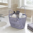 thumbnail image 6 of LEFXSMR Handheld Shower Basket, Reinforced Shower Caddy Portable for Toiletries, Bathroom Caddy for Dorm Gym Beach Swim Camping, Purple, 6 of 7