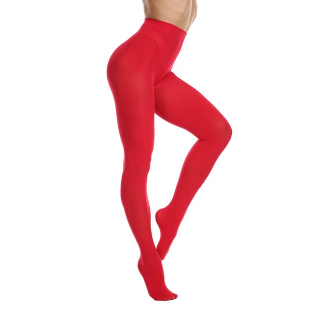 Laonim Collants Colorés Accessoires de Costume de Fête Collants Couleur Unie