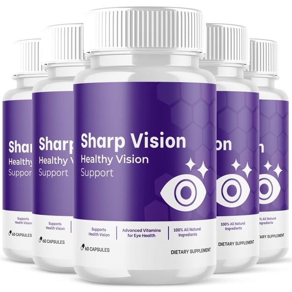 Sharp Vision Support Pills Advanced Formula Eye Health Supplement 300 Capsules