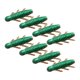 thumbnail image 4 of Kit de 8 señuelos de pesca blandos, suministros realistas, equipo, depósitos, aparejos de pesca Verde, 4 of 8