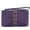 Purple, variant on SILVERFEVER Cowhide Leather Wristlet Purse Wallet Whipstitched Detail