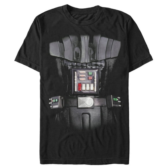 Men's Star Wars Darth Vader Armor Graphic Tee Black 4X Large