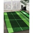 thumbnail image 2 of Ahgly Company Indoor Rectangle Patterned Dark Forest Green Area Rugs, 5' x 8', 2 of 6