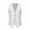 White, variant on Wdfiry Suit Vest for Men Fashion Blazer Waistcoat Gentleman's Floral Waistcoat Formal 2025 Casual Printed Vest