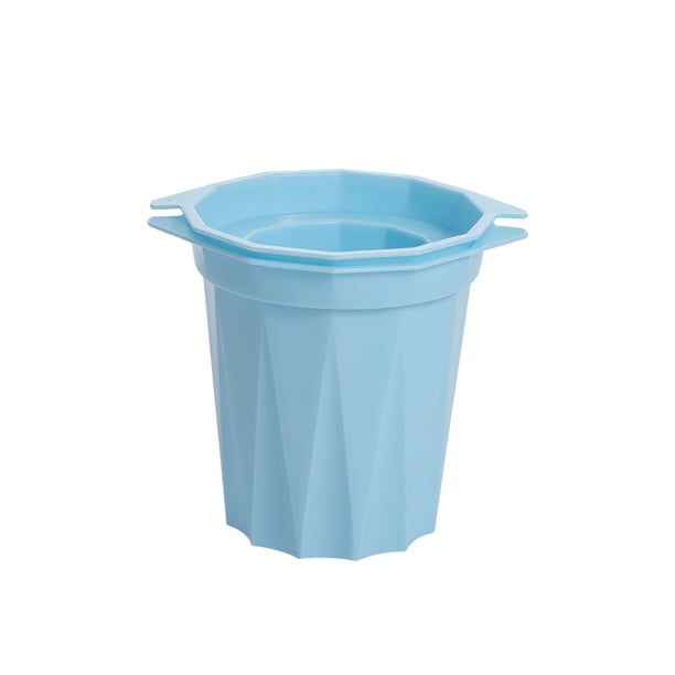 Inteprter Moldes para vasos de hielo, bebidas, jugo, herramienta para beber, molde para congelación, autoensamblaje, reutilizable para Bar, Barra de herramientas Azul