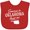 Red, variant on Inktastic Someone in Oklahoma Loves Me Boys or Girls Baby Bib