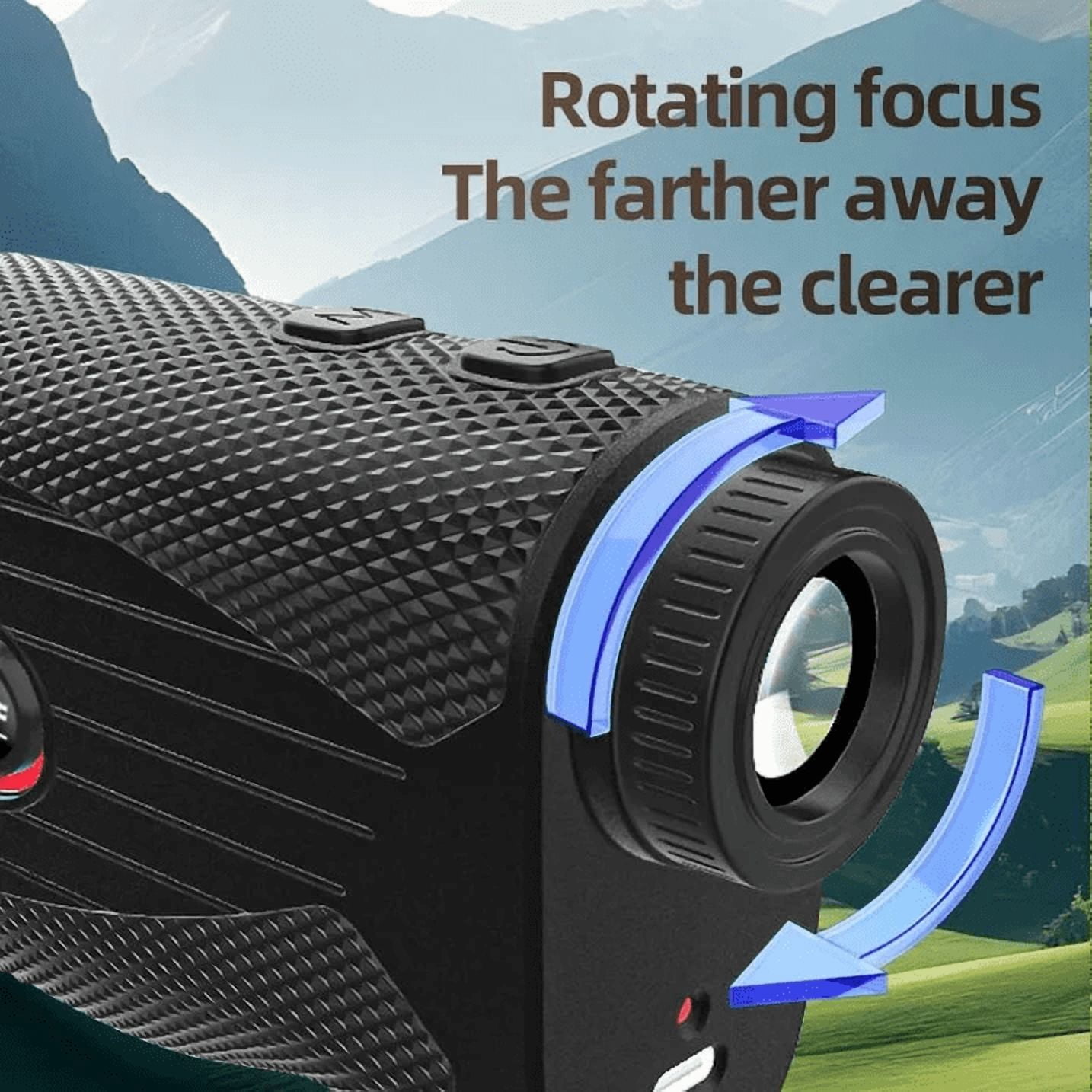OBAZHA Golf Distance Meter, 1200 Yards Golf Laser Distance Meter, 7x Magnification Golf Distance Meter