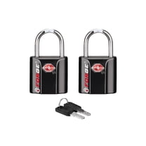 Forge TSA Approved Luggage Locks, Ultra-Secure Dimple Key Travel Locks with Zinc Alloy Body, Key Luggage locks for travel and daily use. TSA006 Key System.