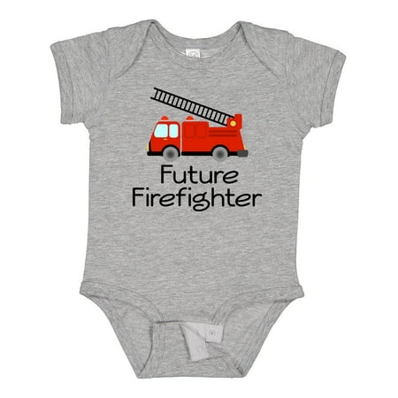 

Inktastic Ladder Truck Future Firefighter Gift Baby Boy or Baby Girl Bodysuit