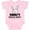 AD-Pink, variant on Inktastic Nanny Bunny Rabbit Grandchild Boys or Girls Baby Bodysuit
