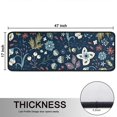 thumbnail image 5 of Kitchen Rugs Sets Of 2,Pioneer Flower Floral Print Pattern Anti Fatigue Kitchen Mat Rugs Non Slip Washable,Decorative Kitchen Floor Mats for Kitchen,Sink,Laundry,17"x47"+17"x47", 5 of 5