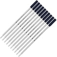 thumbnail image 3 of Lanier Combo Pack - 10 Pack - Monteverde Soft Roll Ballpoint C13 Paste Ink Refill Compatible with most Cross Style Ballpoint Pens - BlueBlack (Medium Tip 0.7mm), 3 of 3