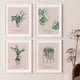 thumbnail image 4 of Cuadro moderno de 30 x 40 cm (11,81 x 15,75 pulgadas) para decoración del hogar o baño. 4 piezas, 4 of 9