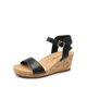 thumbnail image 1 of Sandalia DREAM PAIRS NINI-8 Negra Plataforma con Cuña 7.5 cm, 1 of 7